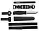 Pussnuga Morakniv® Garberg(S),Must, Multi-Mount vutlariga