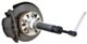 whell hub plate with spindle