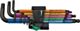 Wera pikkade kuuskant L-võtmete kmpl 1,5-10mm 9 osa, Multicolour, BlackLaser ja hoidmis funktsioon 950 SPKL/9 SM N