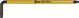 Long arm hex key 950 SPKL Hex-Plus SW 4,0 yellow