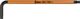 Long arm hex key 950 SPKL Hex-Plus SW 5,0 brightorange