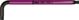 Long arm hex key 950 SPKL Hex-Plus SW 8,0 pink