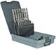 Tivoly Smart Point HSS-metallipuuride komplekt – 19-osaline Ø1–10 mm, automaatne tsenterdus, SMART POINT teritus, 3-plaadiga vars, DIN 338