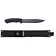 Morakniv Pathfinder Blackblade pussnuga – 170 mm süsinikterasest tera, MOLLE tupp, must
