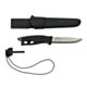 Morakniv Companion välinuga Spark – 2.5 mm roostevaba teras tera, süütepulgaga, must