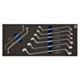 Kahepoolsete silmusvõtmete kmpl 8 osa 6-22mm 1/3 vahtaluses Irimo