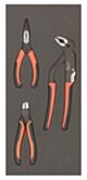 Tangide kmpl 3 osa Fit&Go 1/3 - 160mm koonusmokktangid - 160mm lõiketangid - 250mm liugühendusega tangid